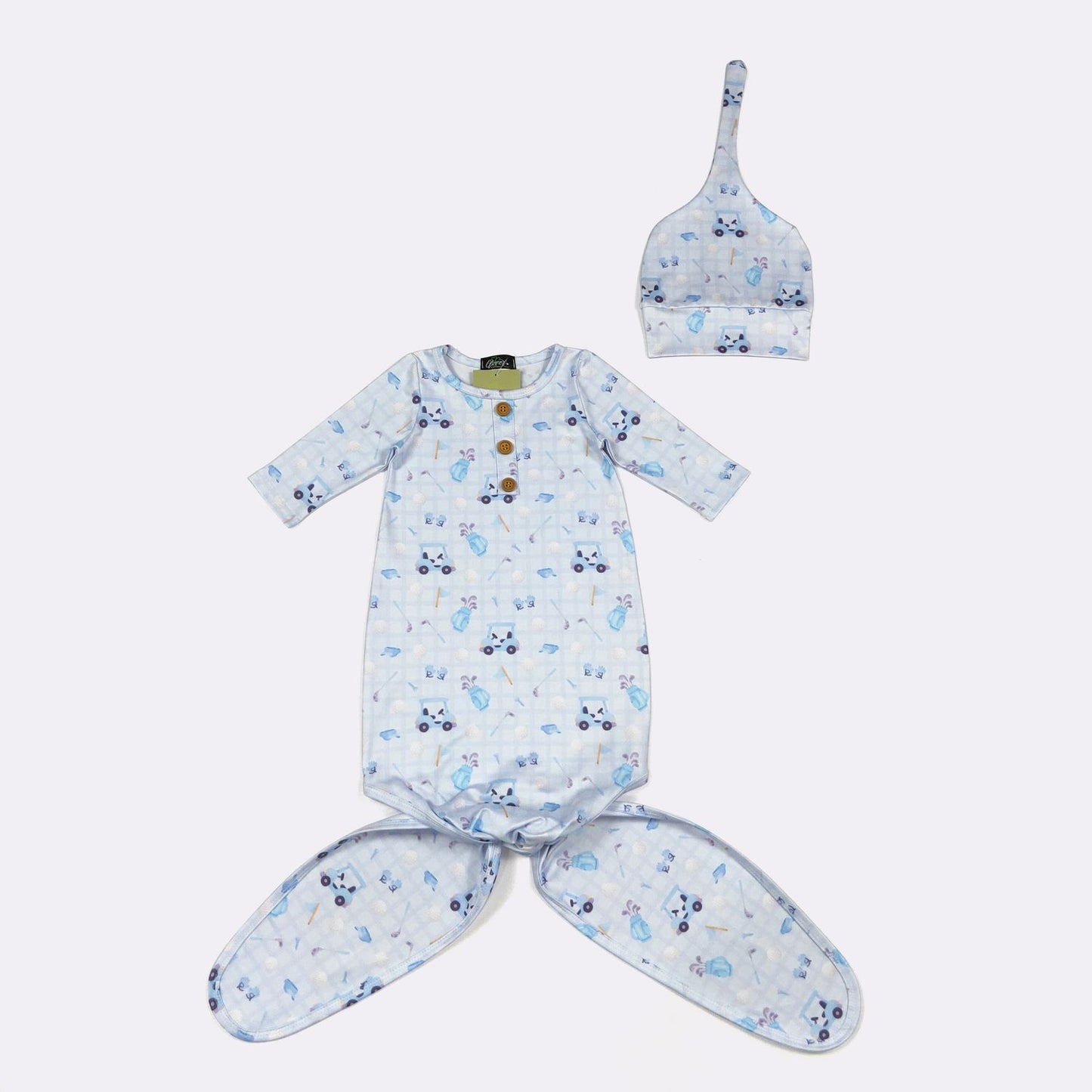 Gingham Golf Knotted Gown
