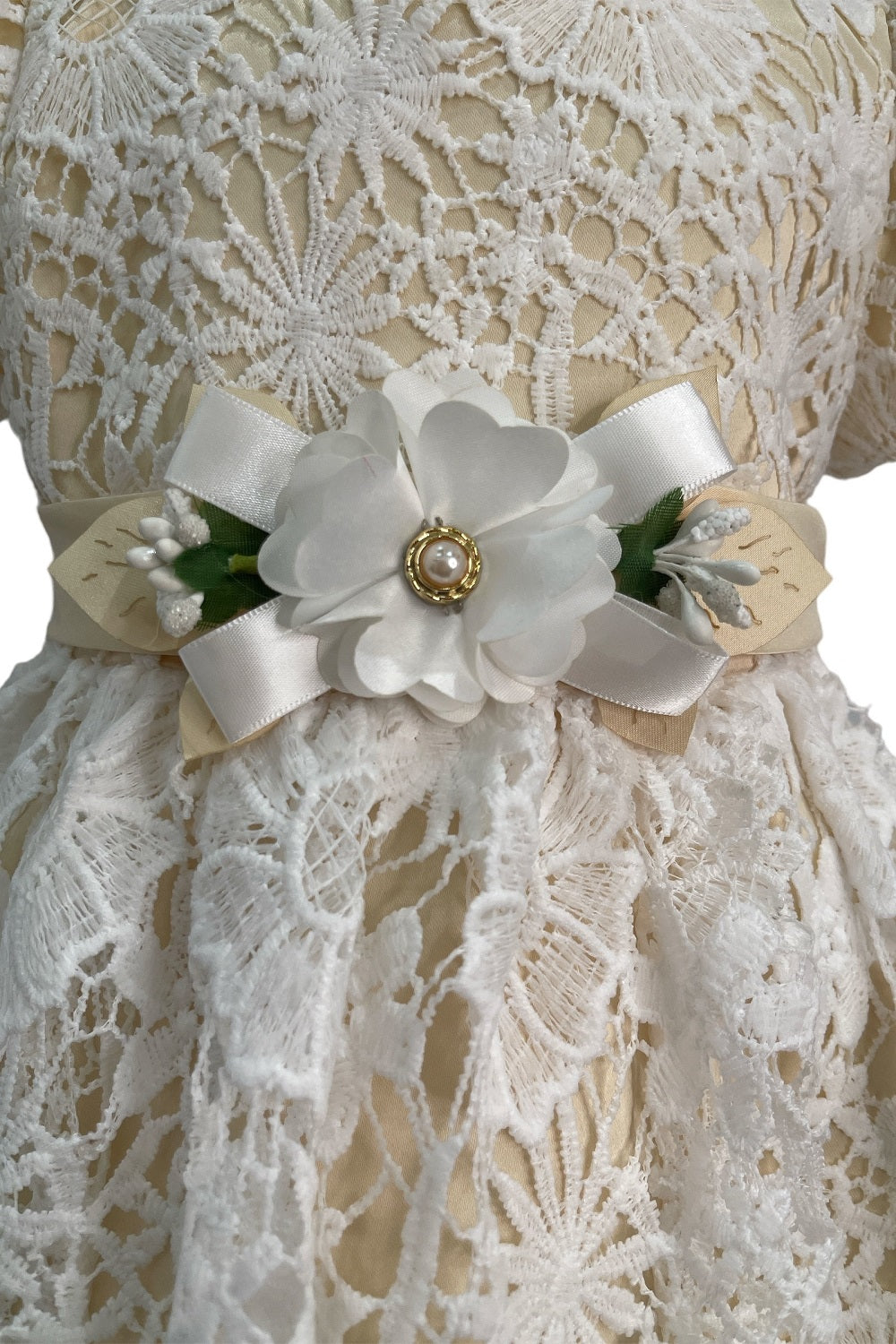 Champagne Lace Dress