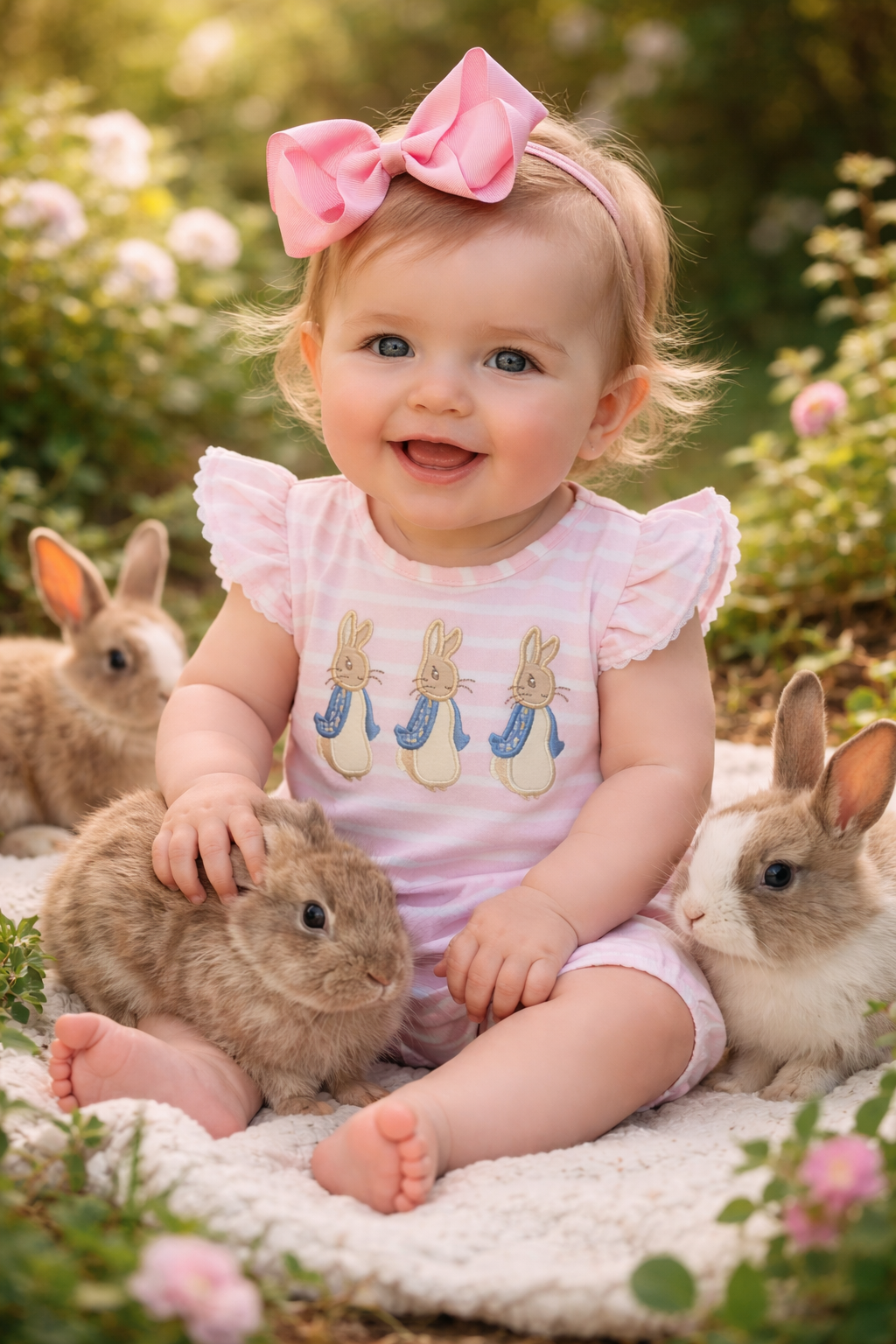 Peter Rabbit Applique Bubble