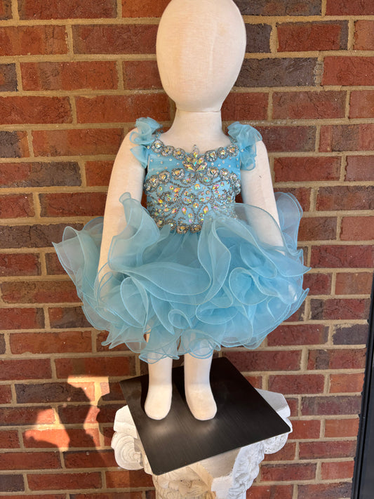 Blue Baby Pageant Dress