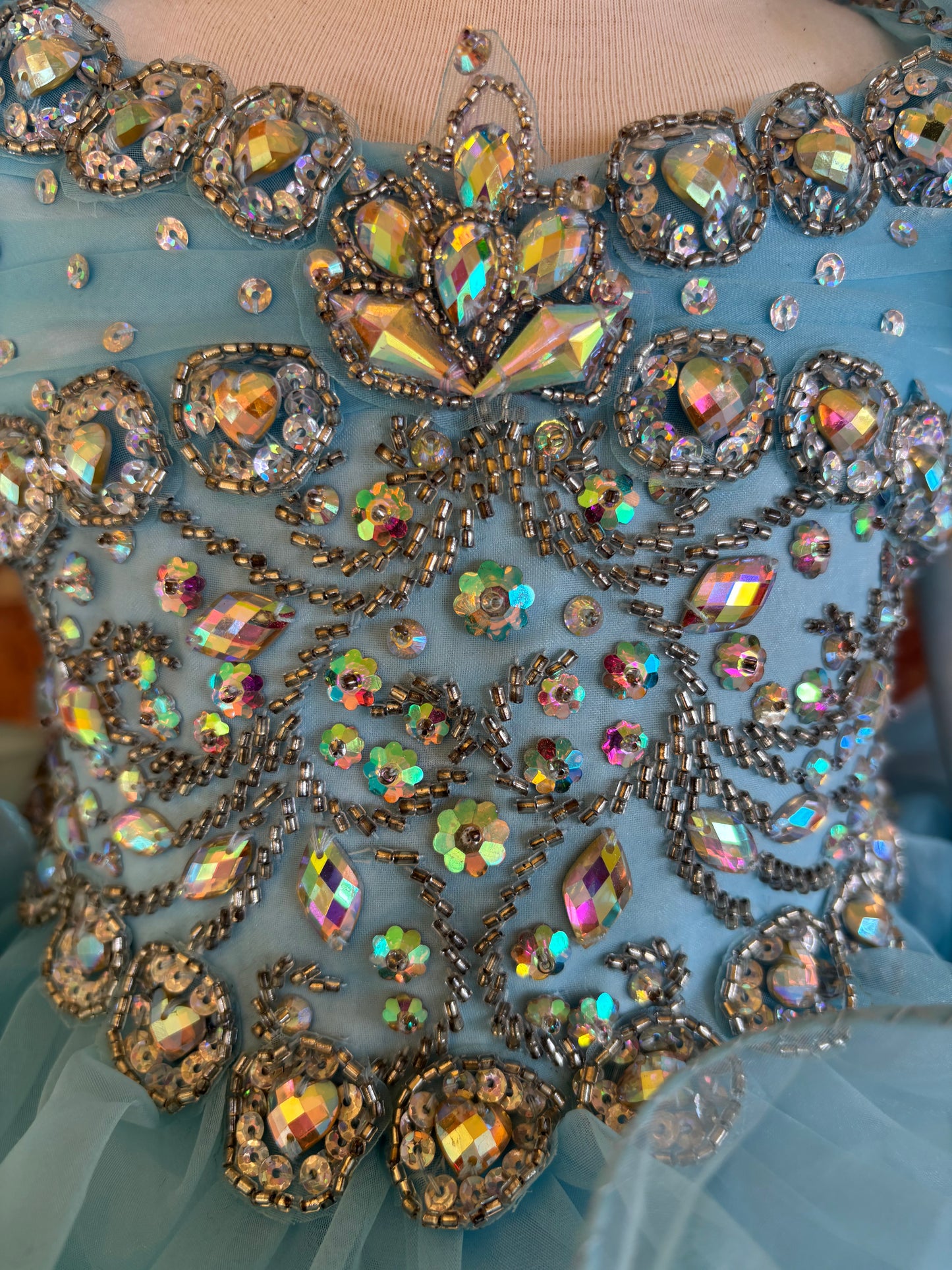 Blue Baby Pageant Dress
