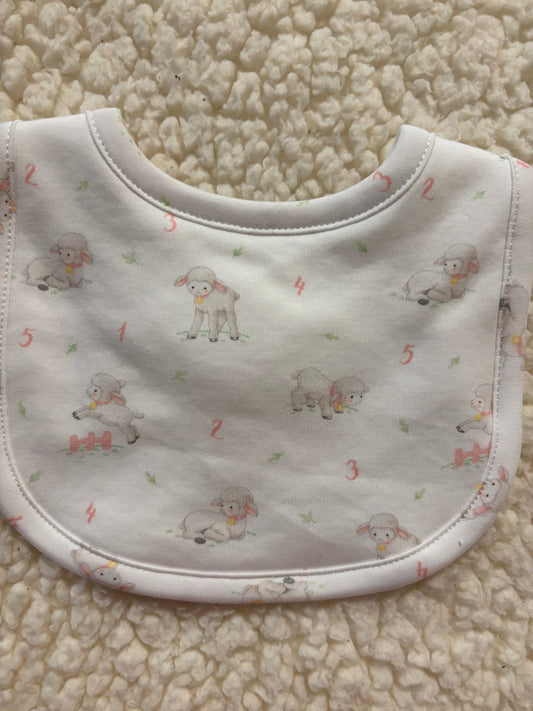 Tiny Baby Sheep Bib