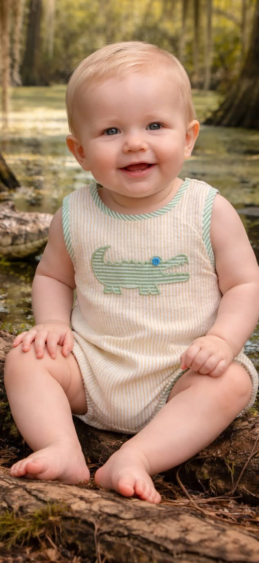 Alligator Applique Bubble