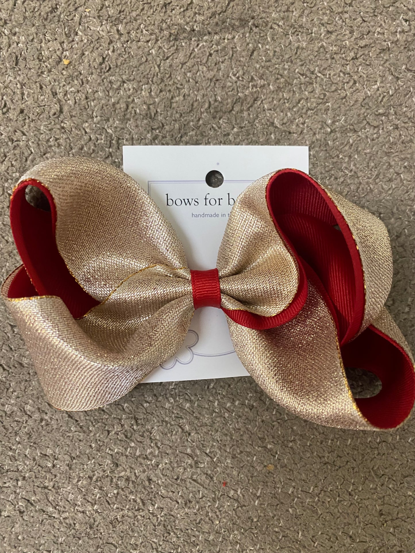 Traditional Metallic Overlay Bow