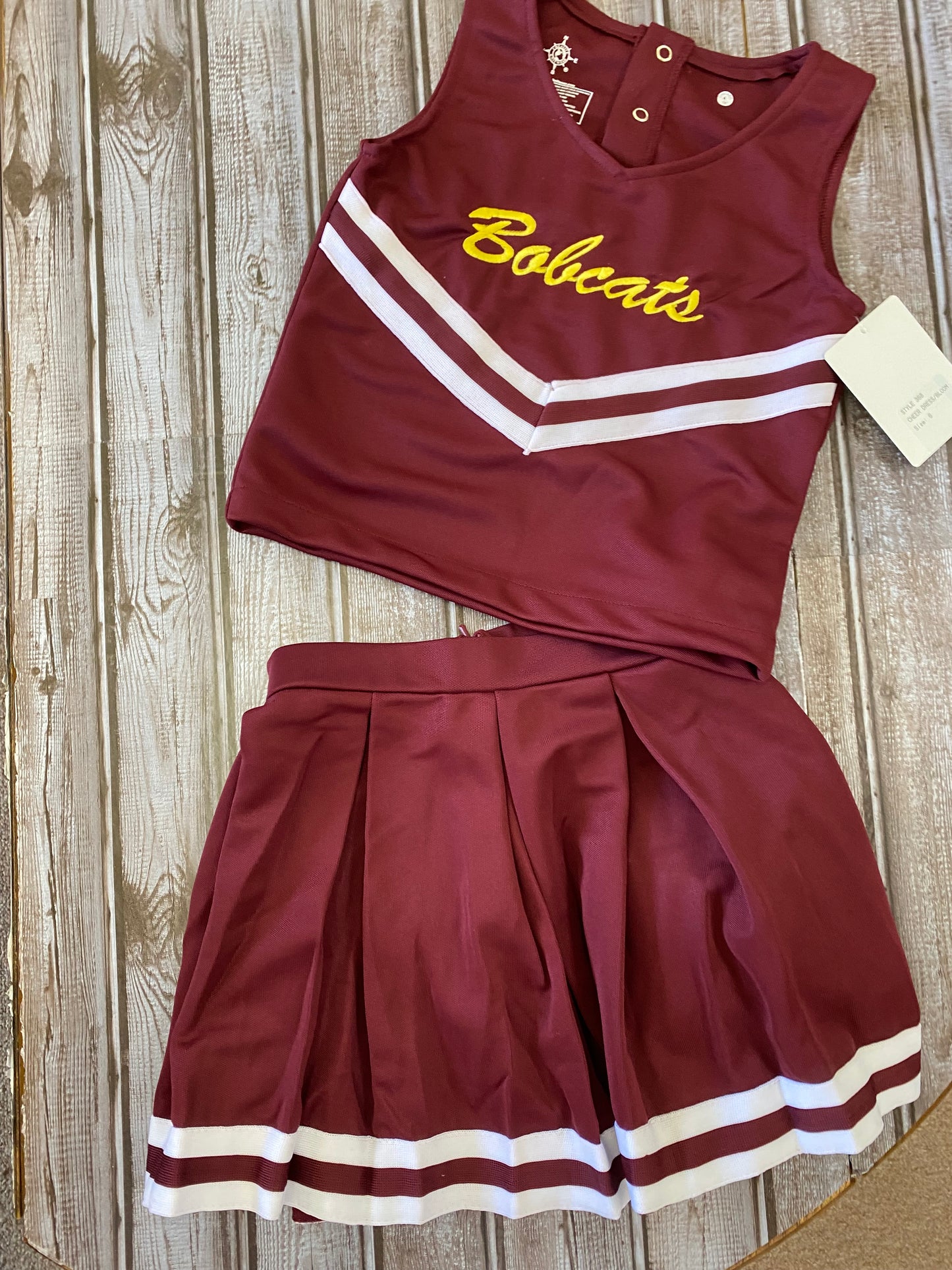 Three Piece Cheerleader Uniform