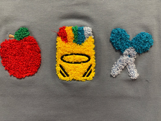 Back to School French Knot short set