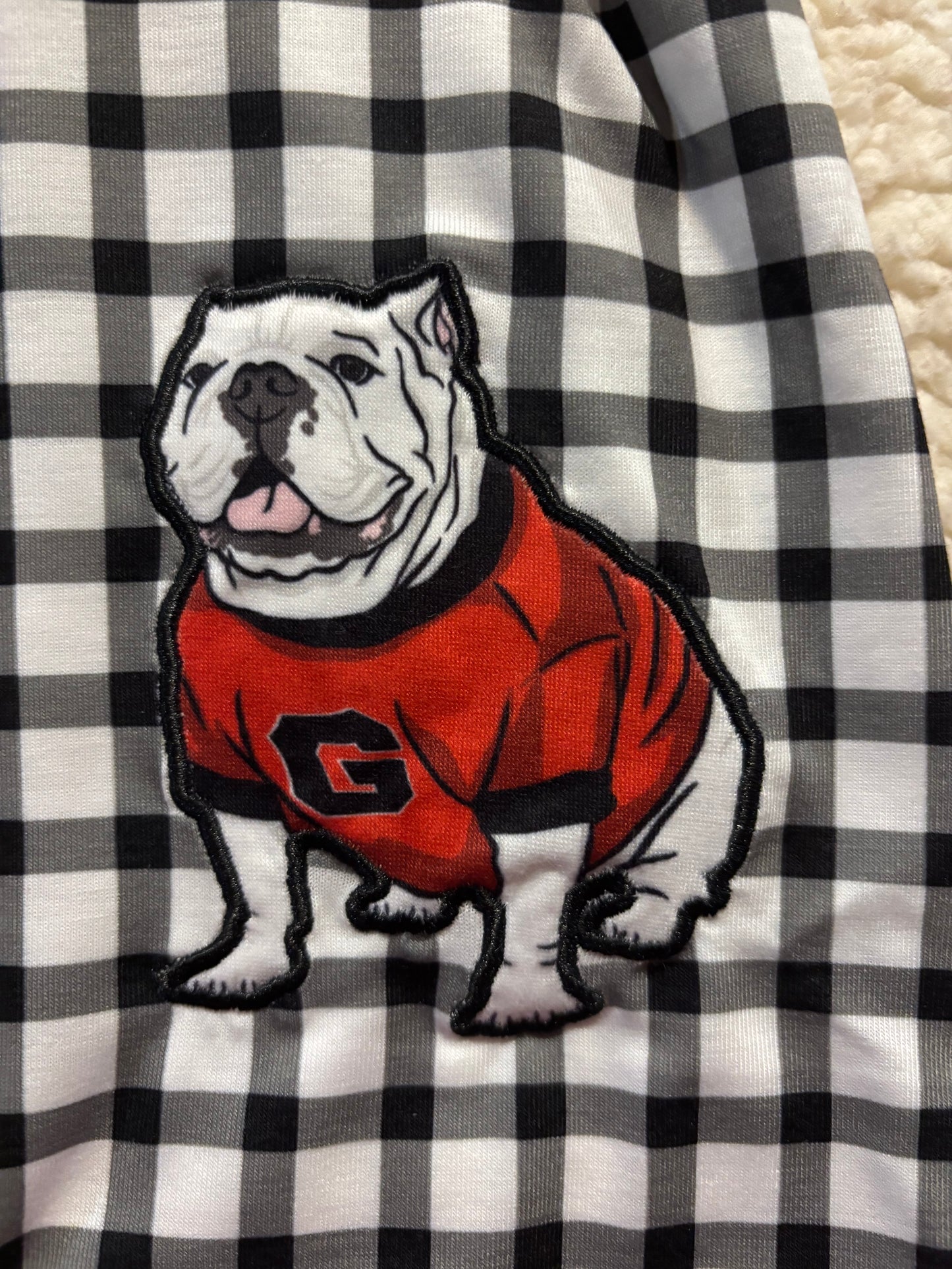 Georgia Bulldog Romper