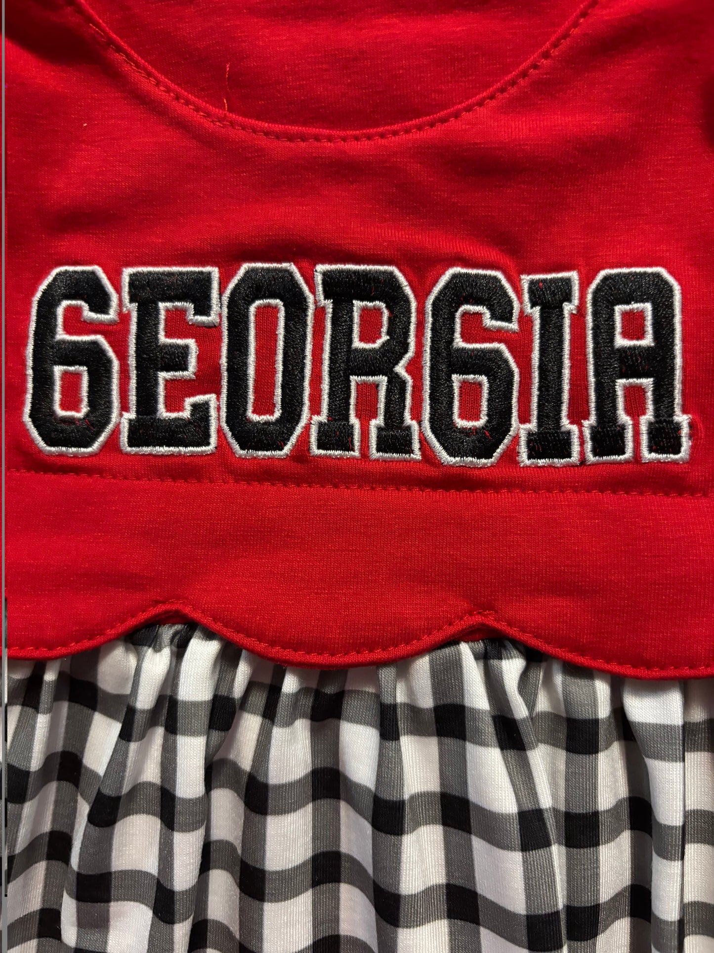 Red/Black Georgia Dress Set