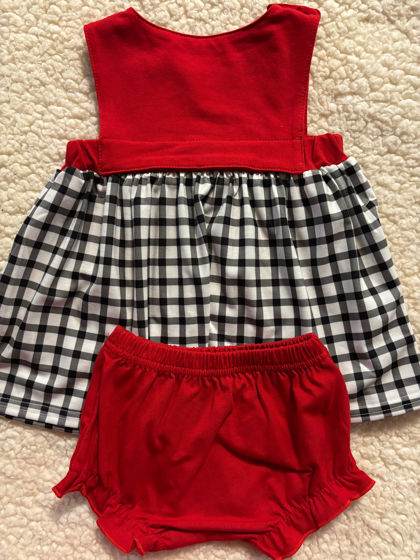 Red/Black Georgia Dress Set