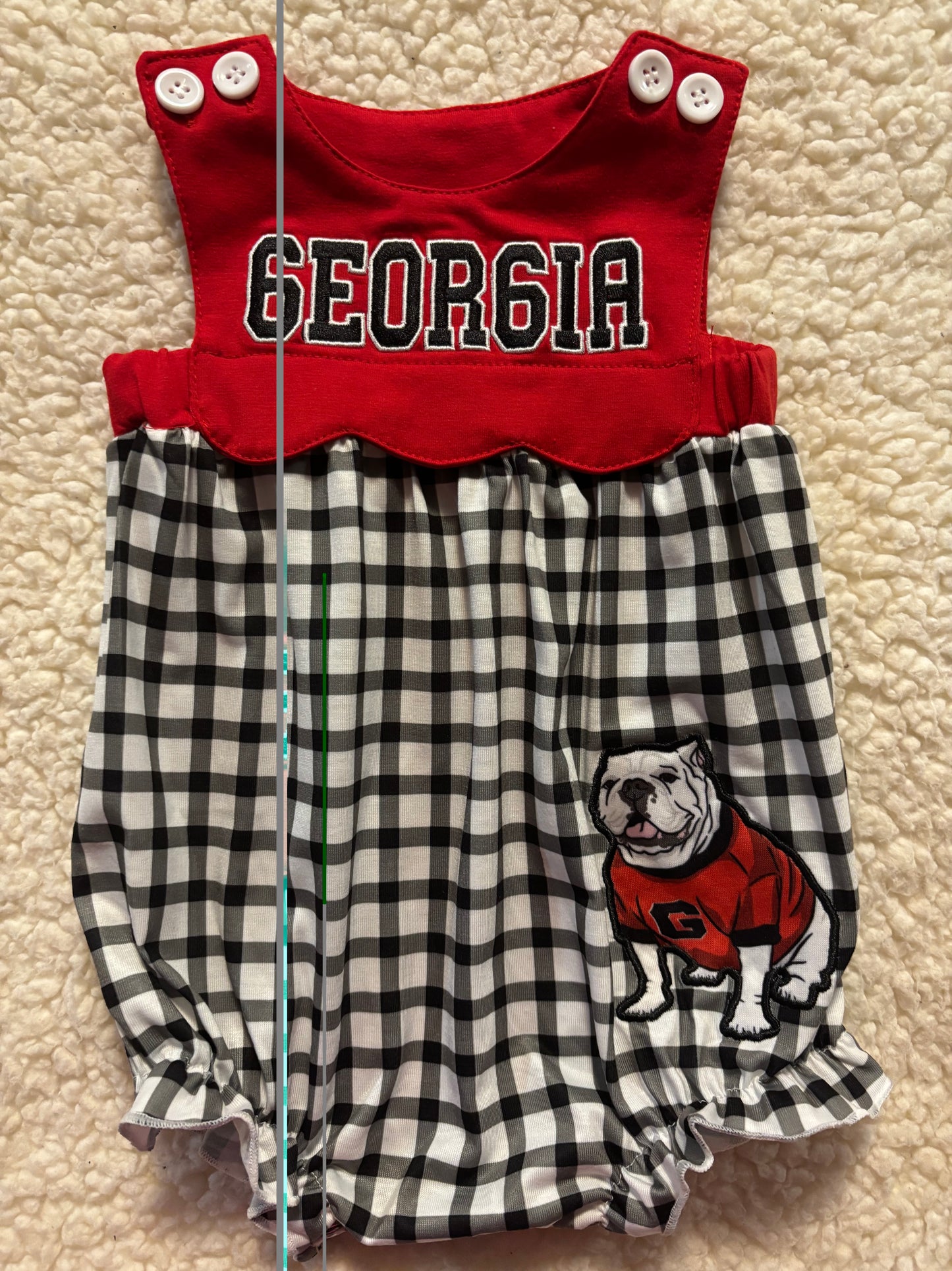 Georgia Black Check Bubble