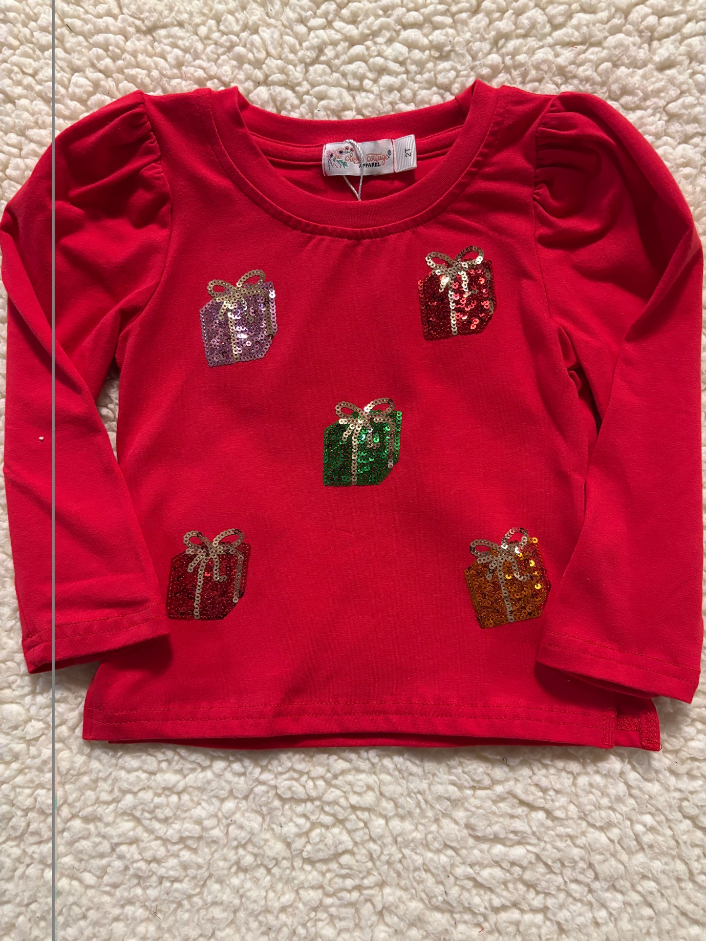 Various Sequin Christmas Tops