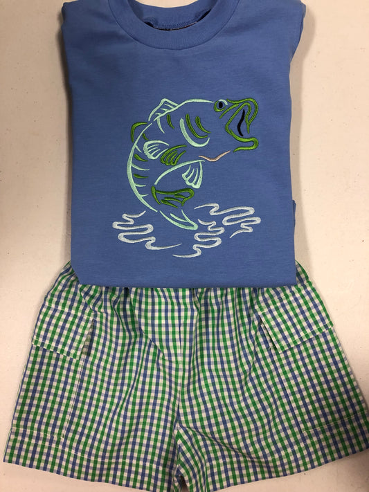 Bass Fish Short Set