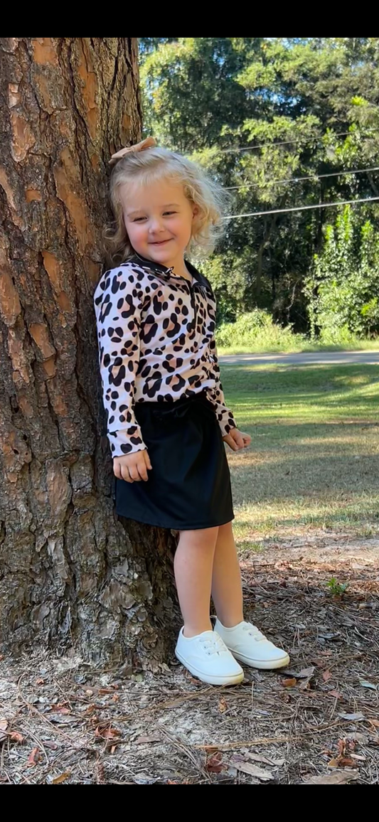 Cheetah Skort Set