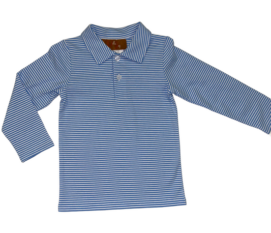 Blue Stripe L/S Shirt