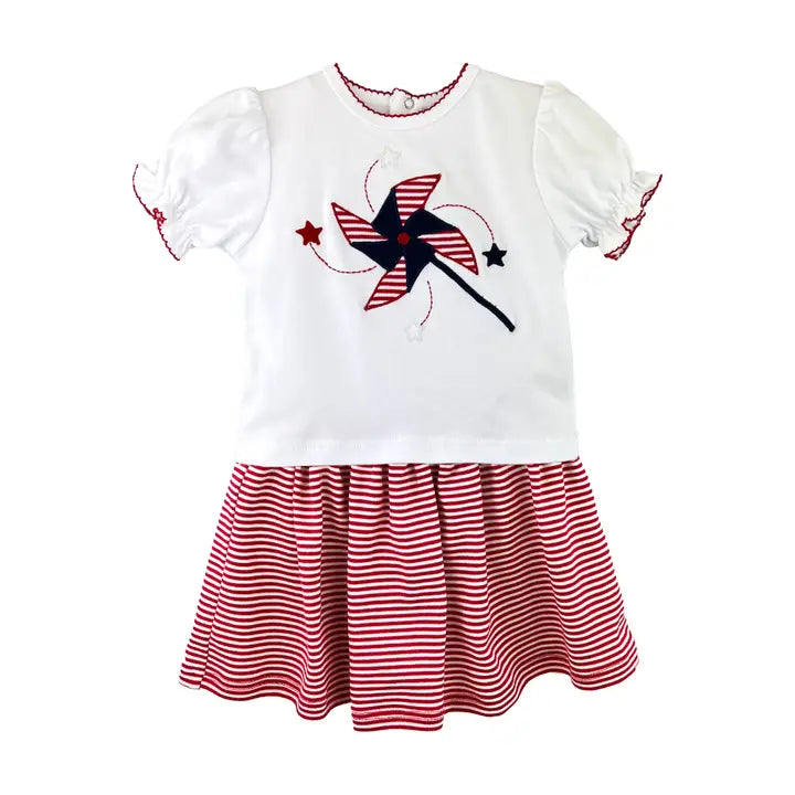 4th Patriotic Top & Skort Set