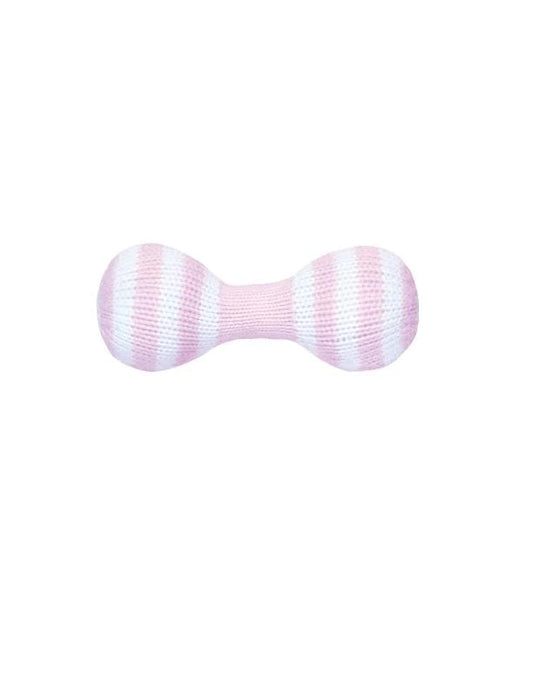 Dumbbell Shaped Knit Rattle