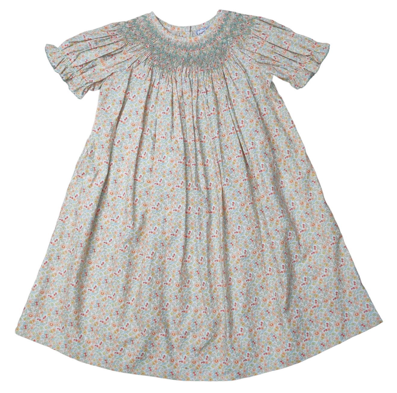 Floral Smocked Bishop Dress