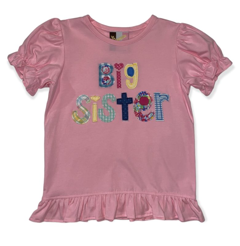 Big Sister Applique T-Shirt