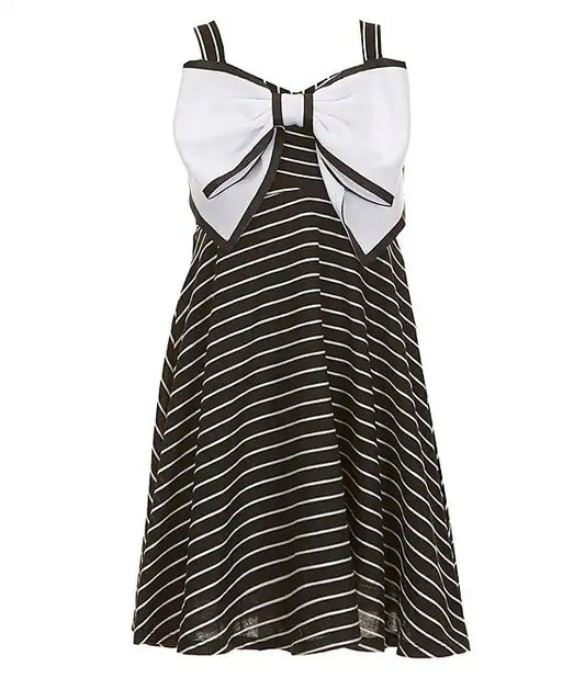 Black and White Bow Sundress
