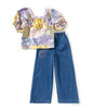 Lavender Boho Jean Set