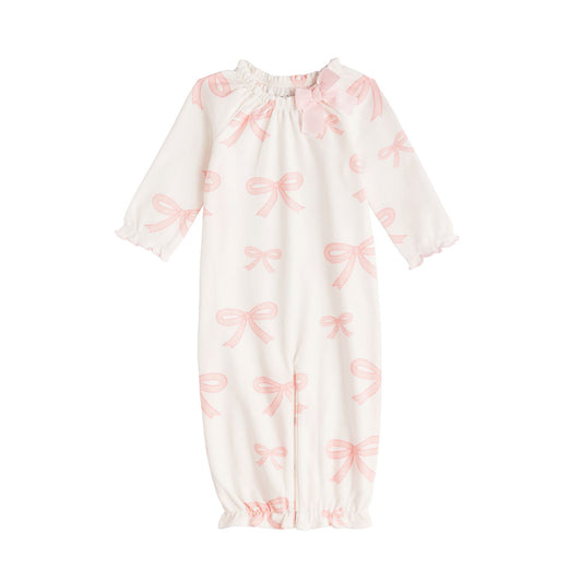 Bow Print Convertible Gown