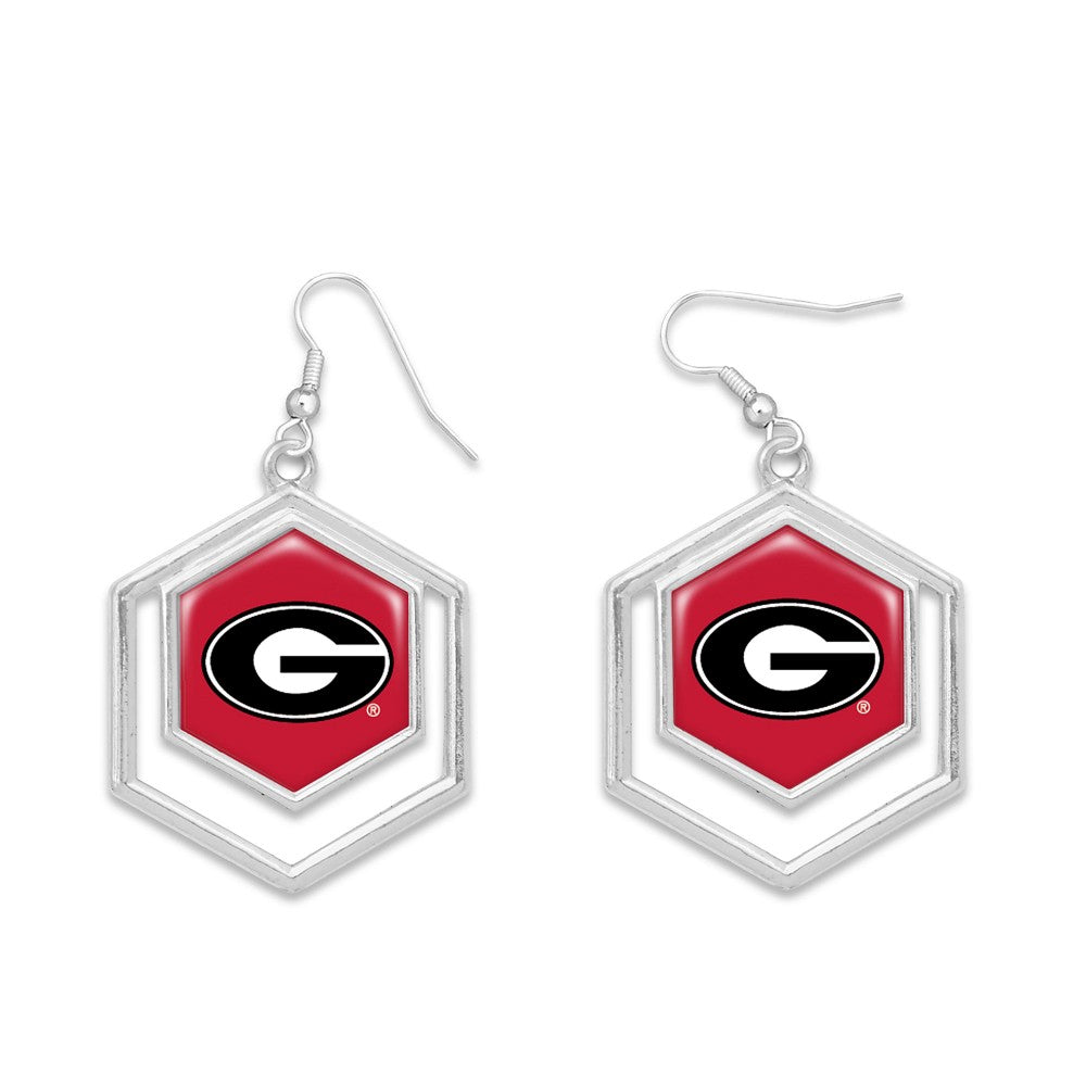 Georgia Hexagon Drop Earring