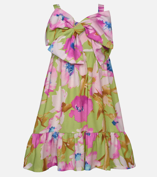 Multi Floral Bow Sundress