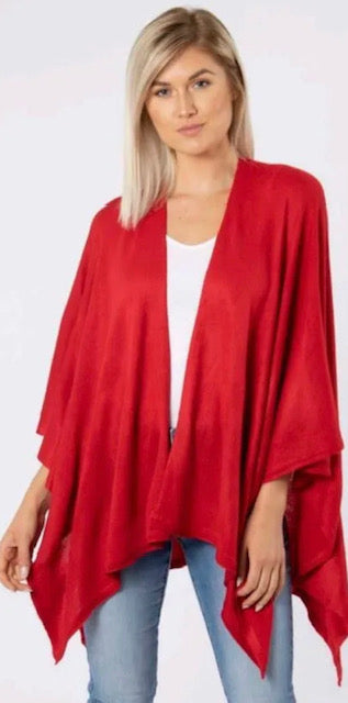 Red Bordeaux Cardi Wrap