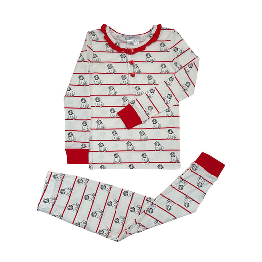 Bulldog Red/Black PJ