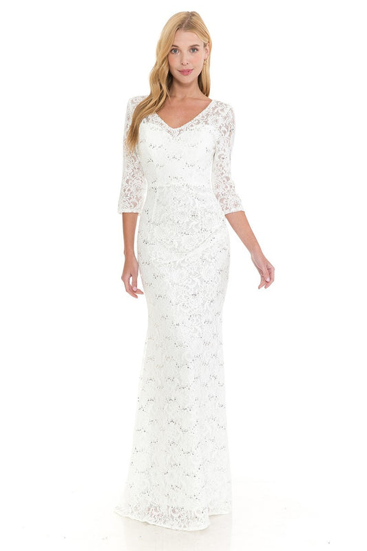 Ivory Lace Dress