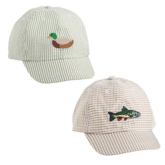 Fish Embroidered Hat