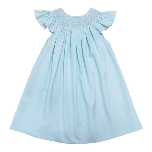 Mint Pearl Smocked Dress