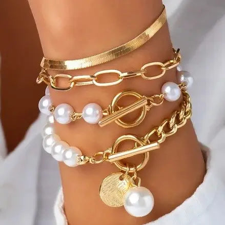 Mult Layer Pearl Bracelet