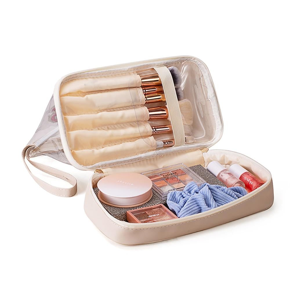 Clear "Stuff" Chenille Makeup Bag