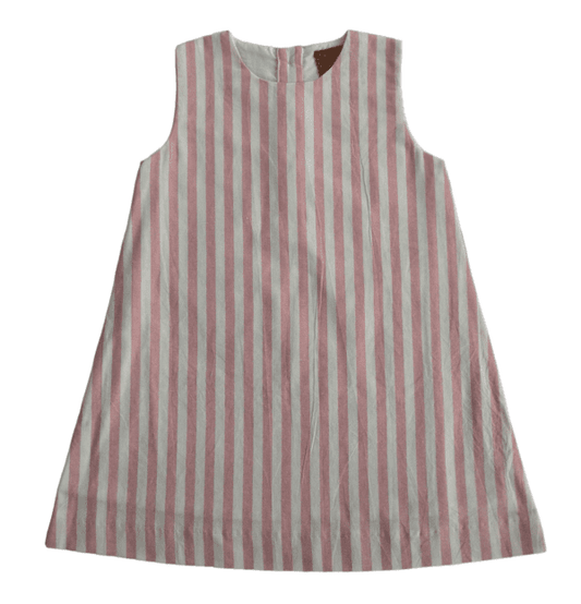 Pink or Blue Stripe A-Line Dress