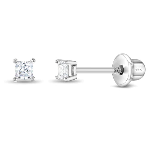 My Princess Solitaire 2mm Earring