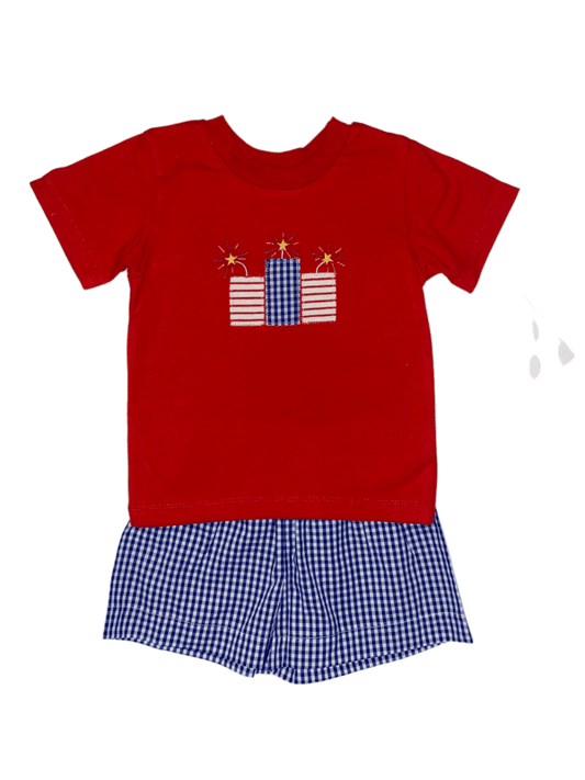 Fireworks Boys Short Set
