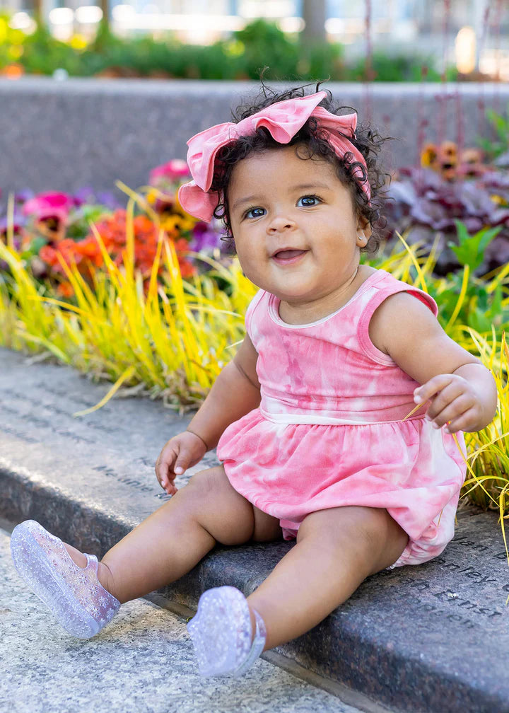 Strawberry Cloud Sleeveless Romper