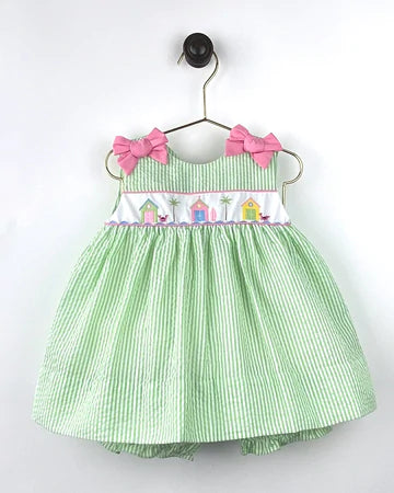 Embroidered Beach House Dress Set
