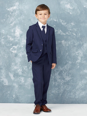 Ink Blue Slim Fit 5 Pc. Suit