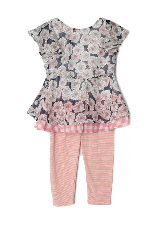 Pretty In Floral 2 Pc. Pant Set