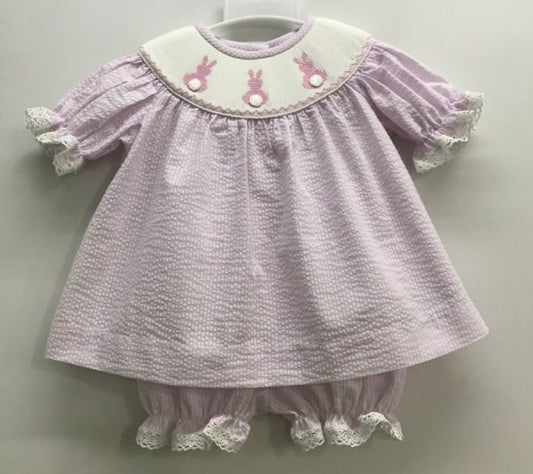 Pink Bunny Bloomer Set
