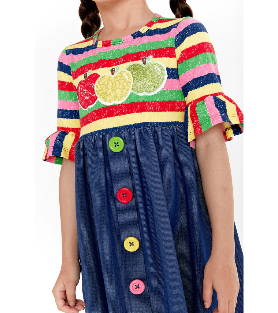 Apple Stripe Dress