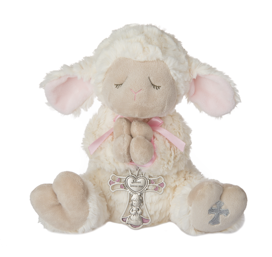 Serenity Lamb W/Crib Cross