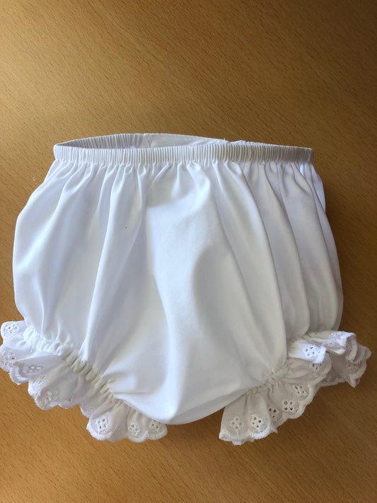White Diaper Cover