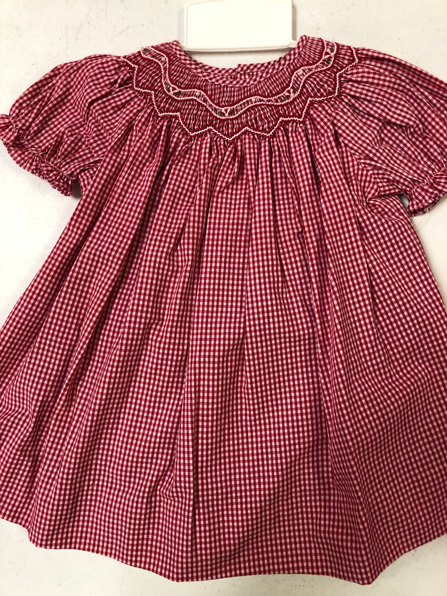 Red Check S/S Dress