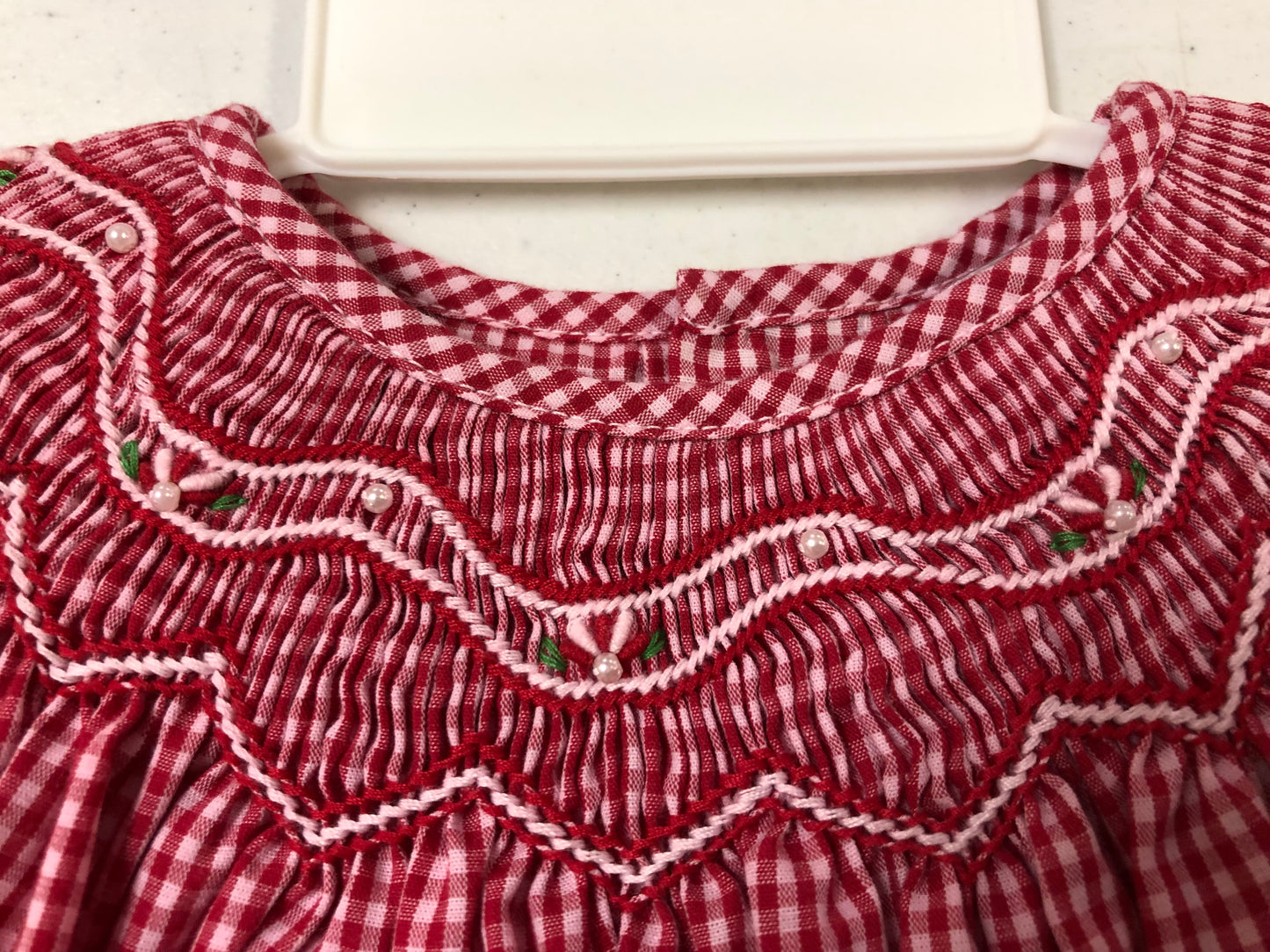 Red Check S/S Dress