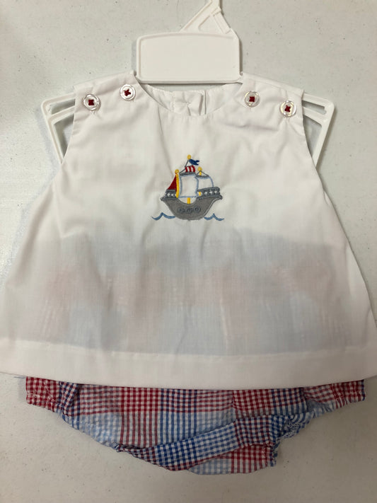 Pirate Ship Diaper Set