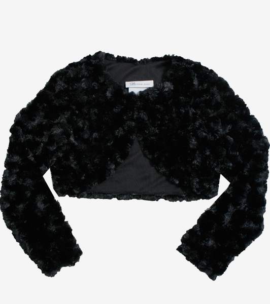 Black Faux Fur Jacket