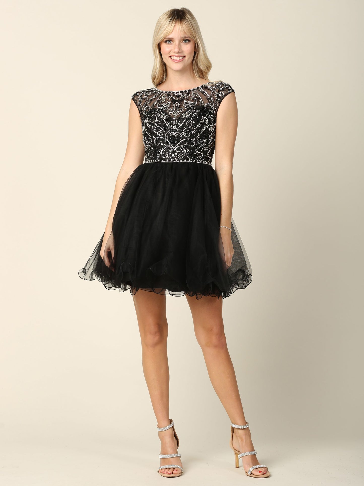 Black Short Tulle Dress